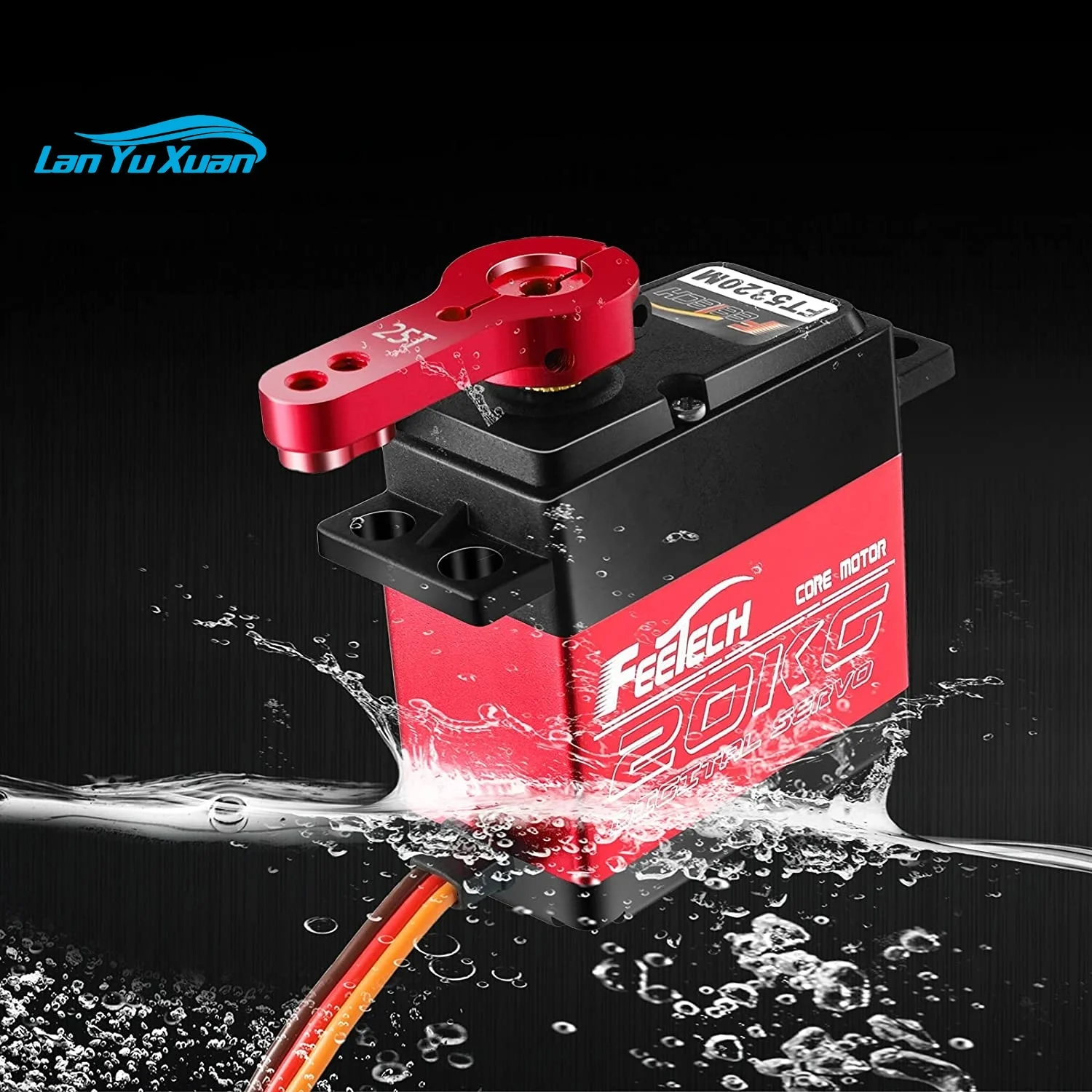 FT5320M 7.4V 20KG 180 Degree Metal Gear Digital Robot Servo for  RC Cars 1/10 RC Crawler Toys Plane DS3218 Robotics Education