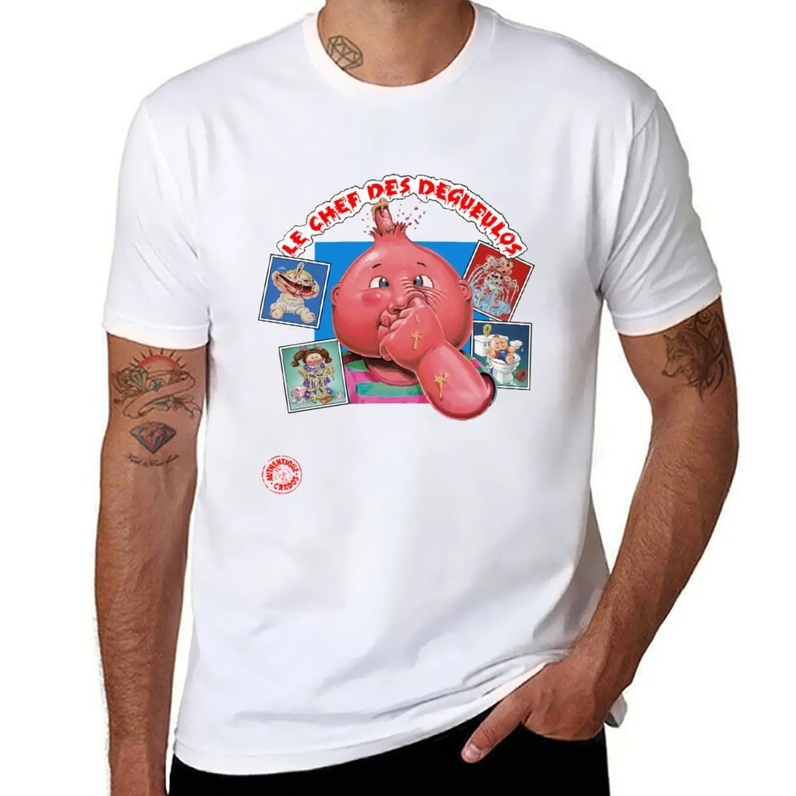 

Le Chef des Dégueulos les Crados French GPK T-Shirt funny t shirts cotton t shirt for man T-Shirt