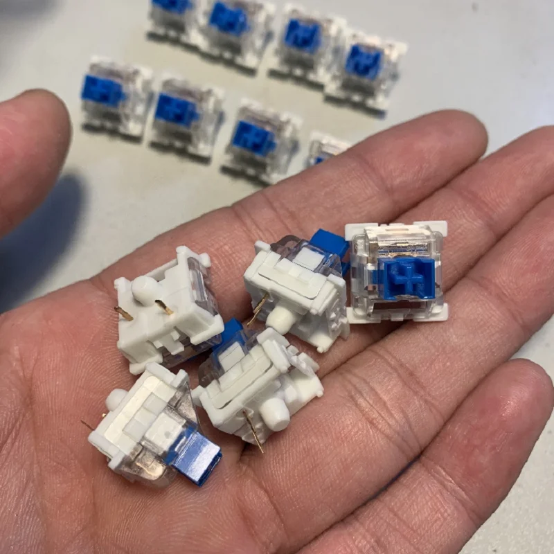 Outemu Switch Dustproof Linear Tactile Clicky Silent 3Pin مفاتيح للوحة المفاتيح RGB LED SMD Gaming متوافقة مع مفتاح MX