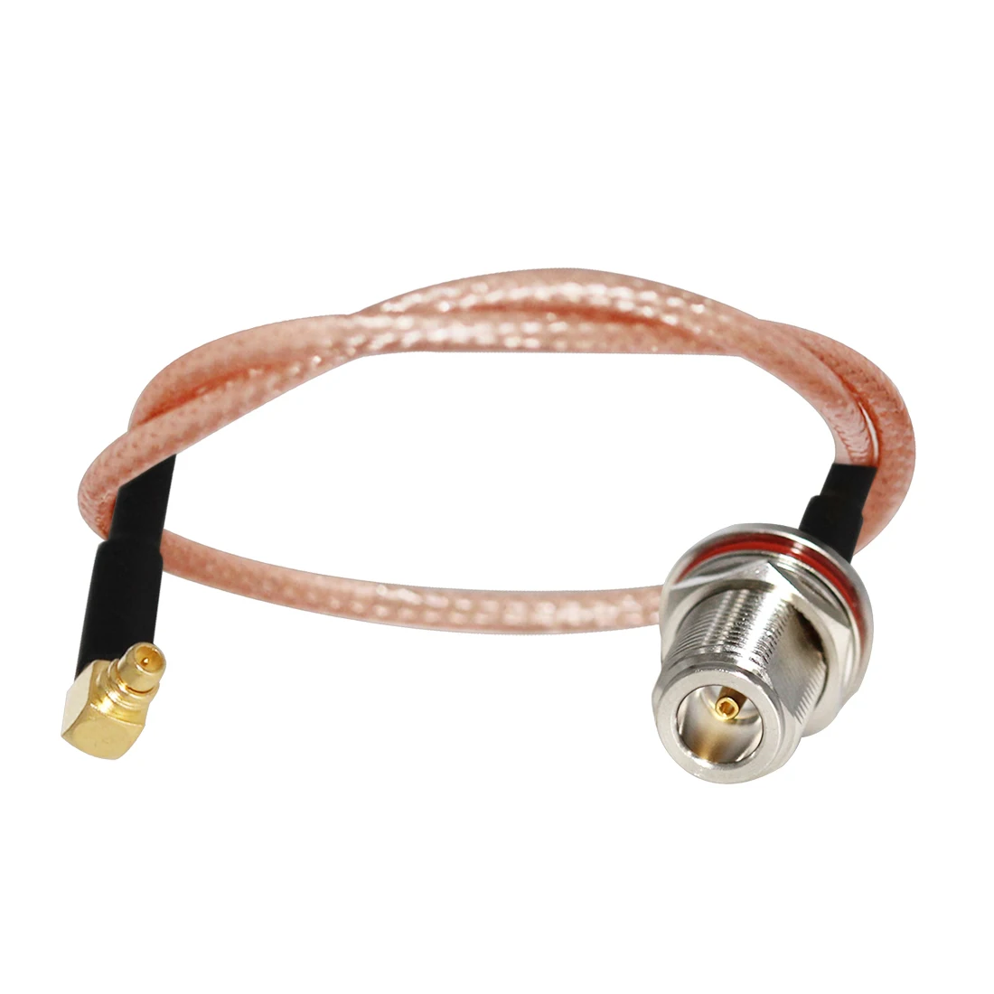 N Type Female Bulkhead To MMCX Male Right Angle Pigtail Cable RG316 RG174 RG178 15cm/30cm/50cm/100cm For Wifi Router