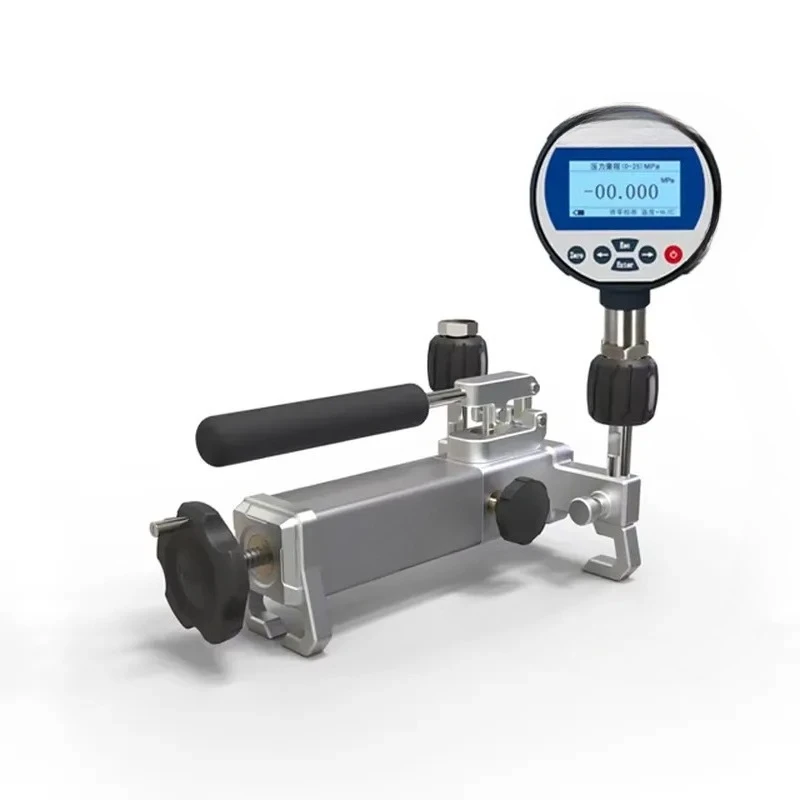 Portable 4Mpa Pneumatic Pressure Comparator Test Pump Manual Air Pressure Source Calibration Pump Calibrator Testing