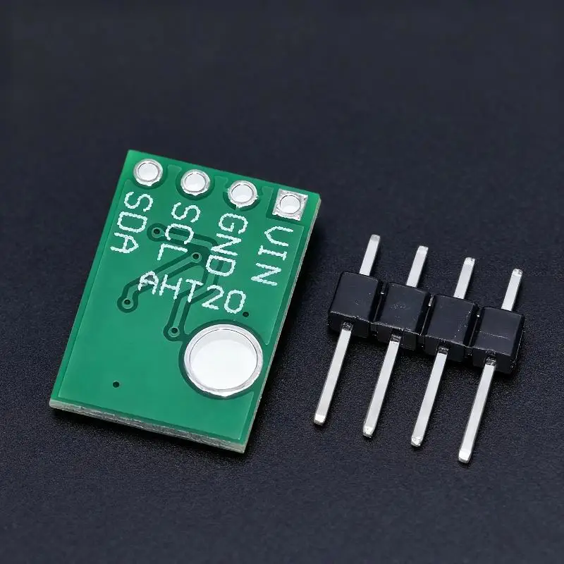 1 Set High-Precision 0.024% RH/0.01℃ Humidity Sensor Probe AHT20 I2C Digital Temperature And Humidity Sensor Module