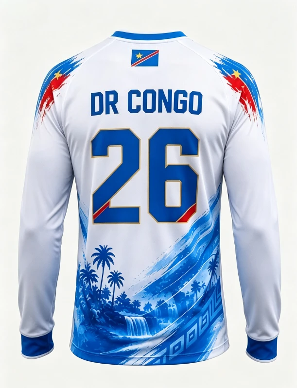 2026 Congo round neck long sleeved T-shirt casual long sleeved quick drying breathable outdoor sports 3D printing view 3