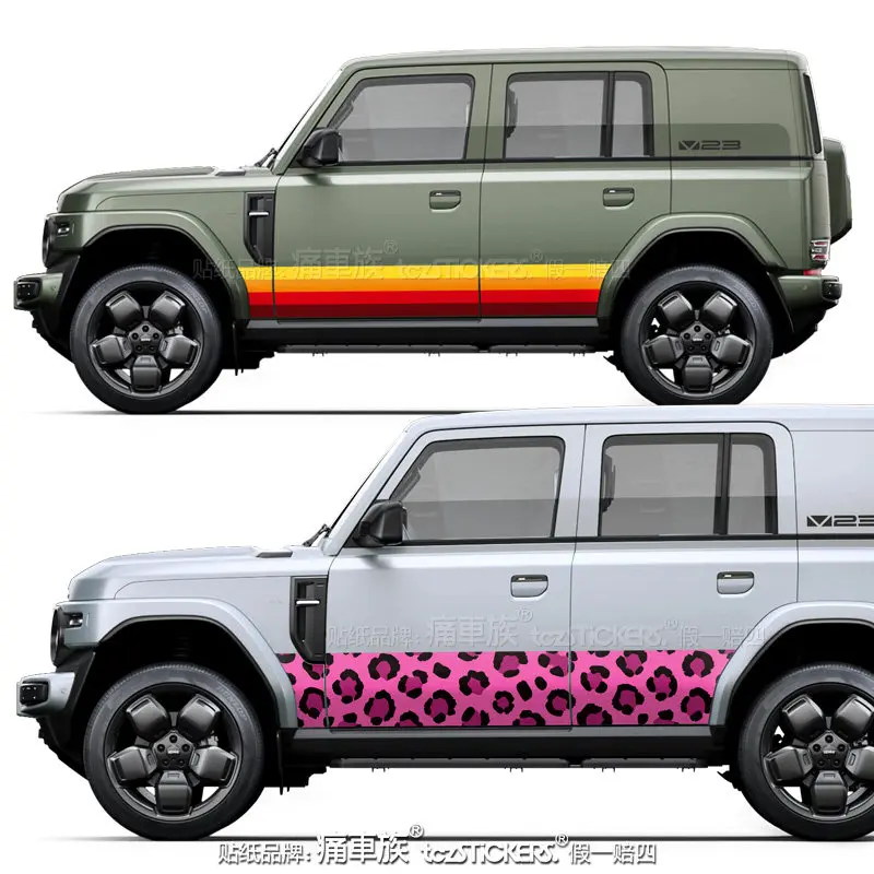 

For Chery icar V23 Car stickers body exterior modification customized sports fashion decal accessories