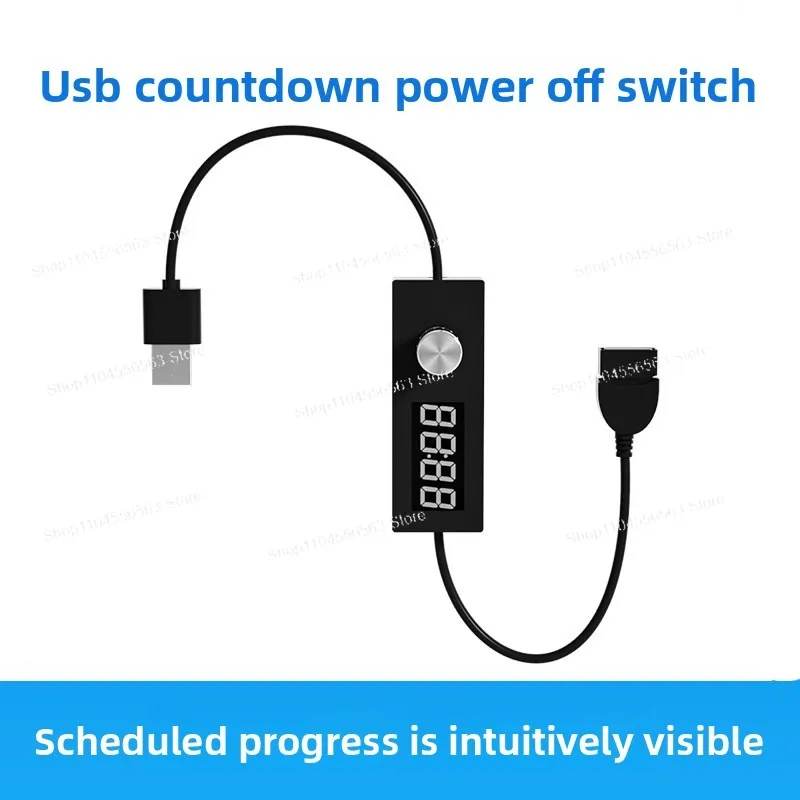 USB24h Timing Power-off Switch Countdown Timer Automatic Power-off Switch Power Supply Fish Tank Automatic Control Cable