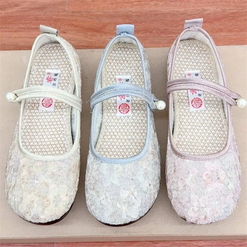 Spring Summer New Style Women's Flat Shoes Breathable Mesh Slip-On Bean Shoes Fashionable Versatile Light Weight Traditional ...
