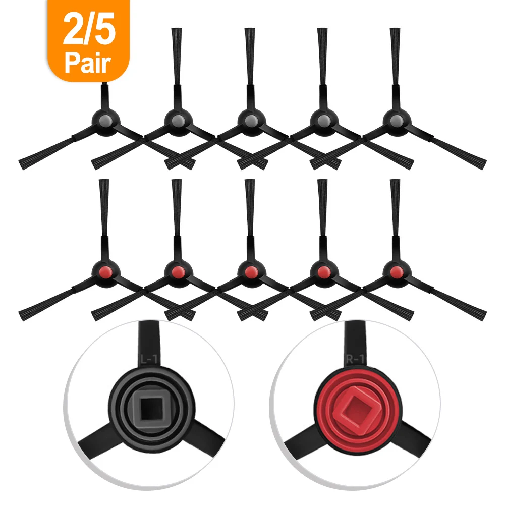 2/5 шт. боковые щетки для Eufy Omni S1 Pro/S1, робот-пылесос, бытовые инструменты для чистки углов, сменные аксессуары