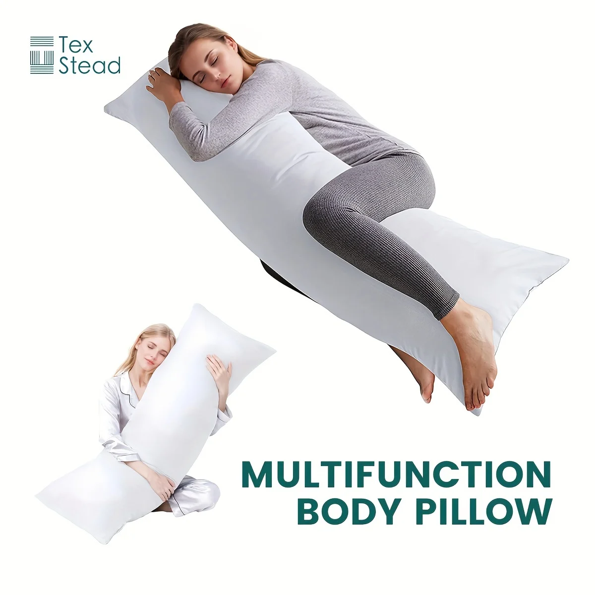 

Long Body Pillow Pregnancy Pillow Anime Body Pillow Soft Large Bed Pillows for Adults 100% Cotton Cover