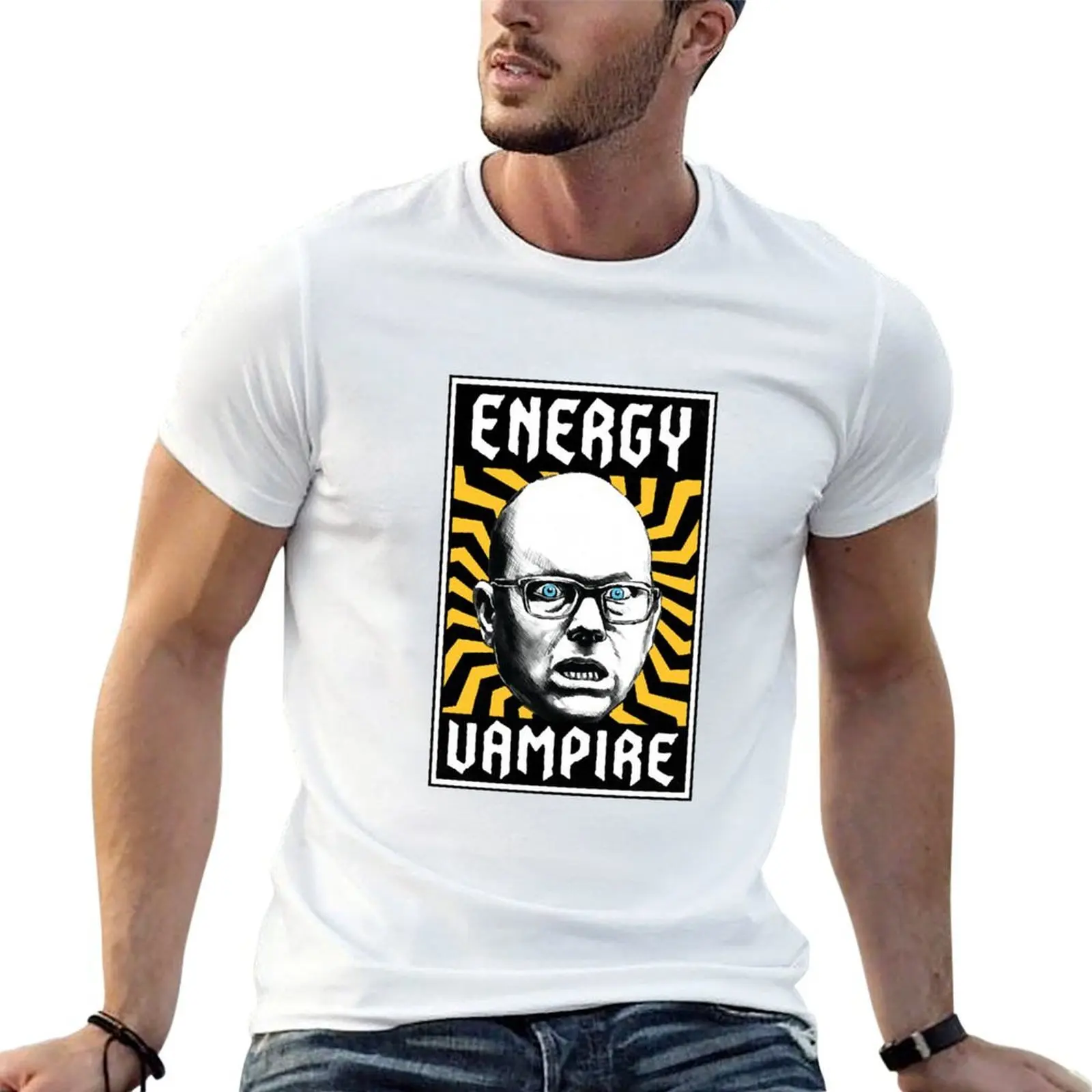 More energy!!!...boring yellow T-Shirt plain tees designer t shirt men