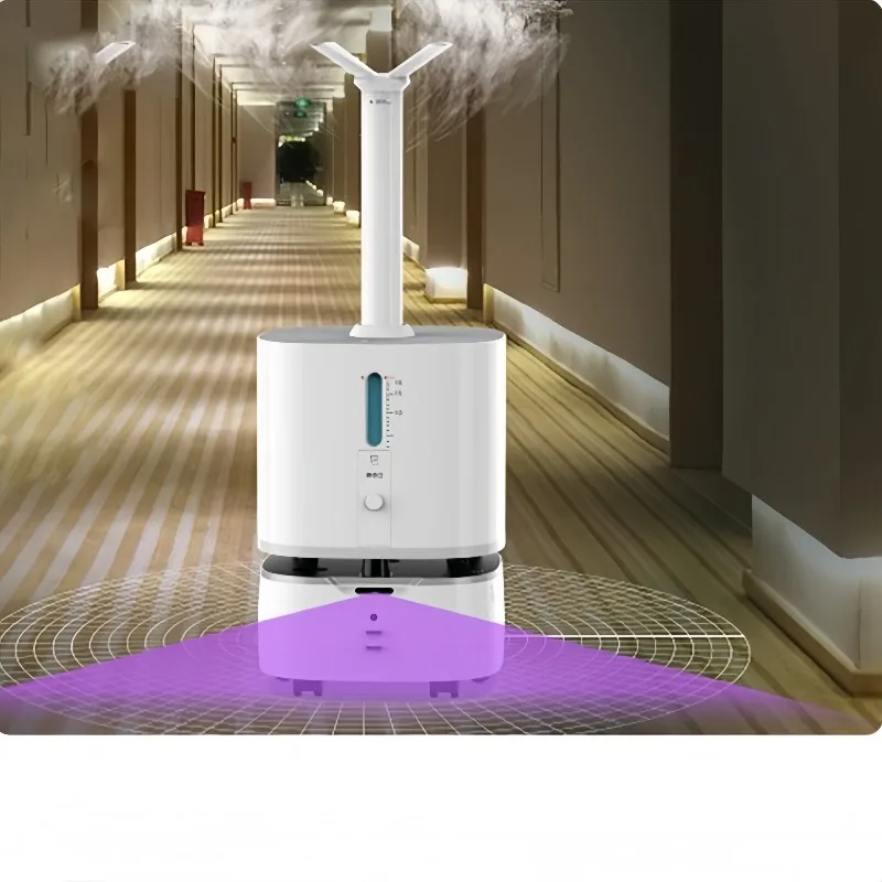 Autonomous Mist Spray Hospital Virus Disinfection Robot Disinfection Robot For Commercial Disinfection Robot