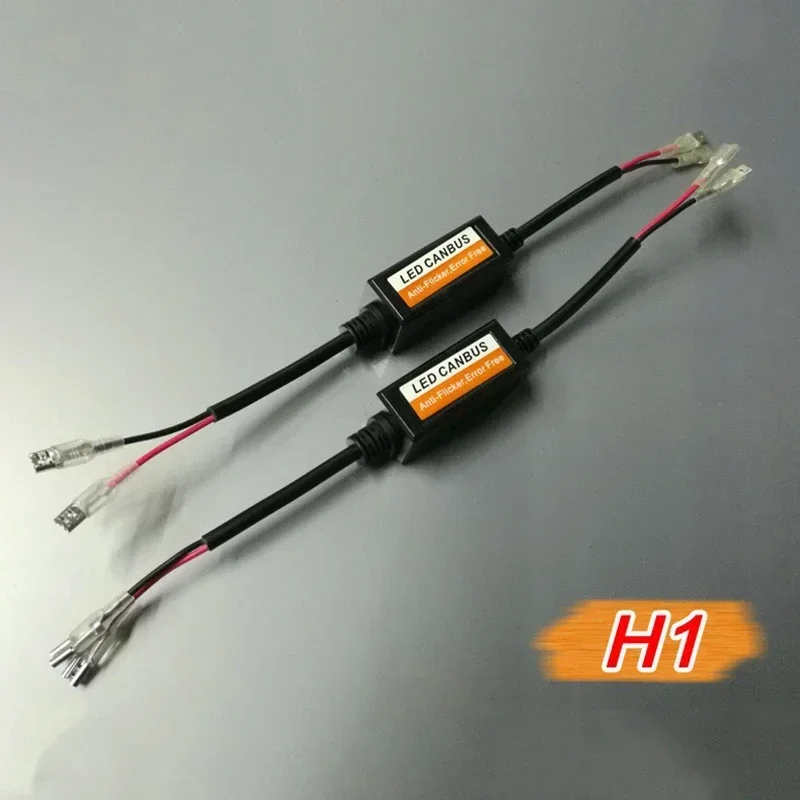 LED Light Decoder, High Power LED Light Decoder Driver Adaptor, Error Code Canceler Car Accessories H4 H7 H1 H11 9006 9007