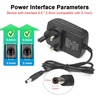 AU EU US UK Plug DC 12V 24V Power Supply Adapter 1A 2A 3A 5A 6A 8A 10A Universal Adaptor Converter For LED Neon Strip Light