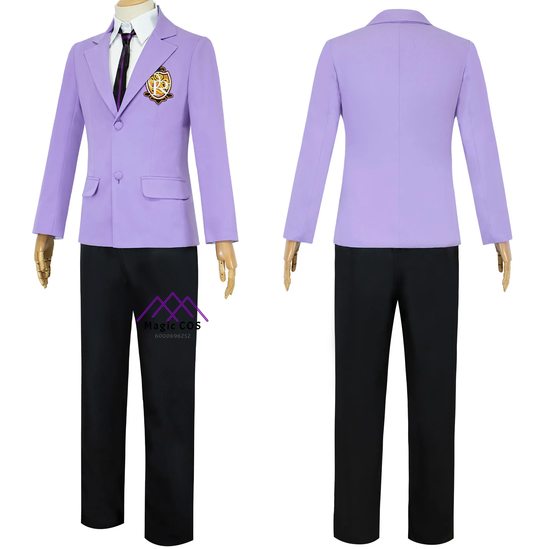 Anime Fujicontempled Haruhi Cosplay Costume, Ouran High School Photo-Ready Uniformes, Halloween Party Essential for Men and Women, Hot