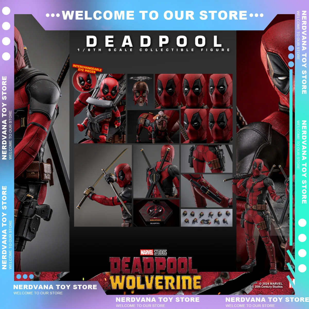 1/6 Giocattoli Caldi Marvel Ht Deadpool Wolverine Figura Deadpool HOTTOYS HT 1/6 MMS746 Action Figure Edizione Speciale Giocattolo Regali