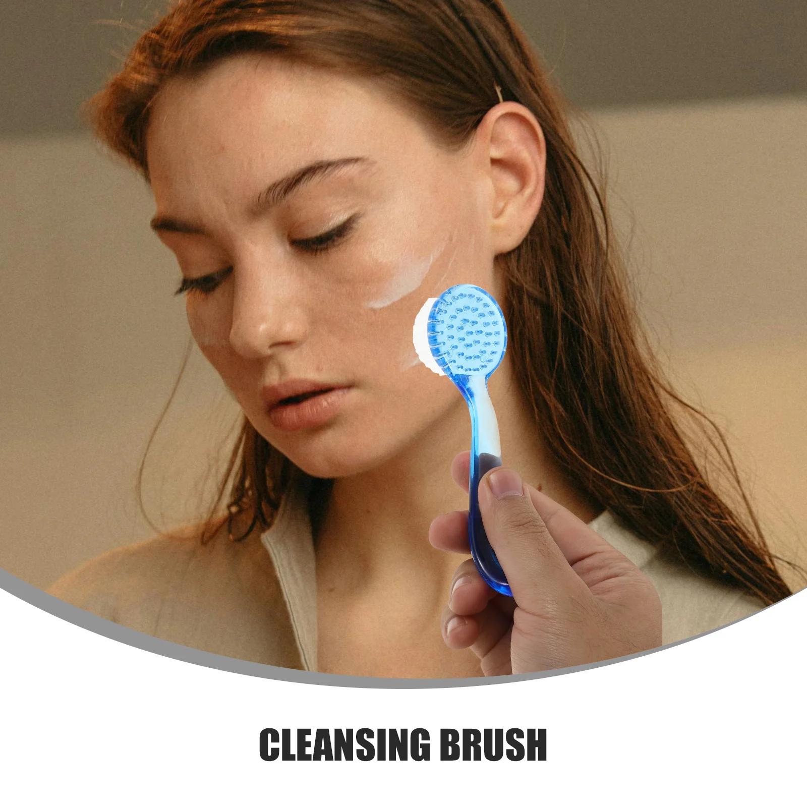 4 Stuks Nylon Haren Gezicht Reinigingsborstel Diepe Reiniging Porie Scrubber Facial Peeling Voor Natte Of Droge Huid Gezicht Reinigingsborstel