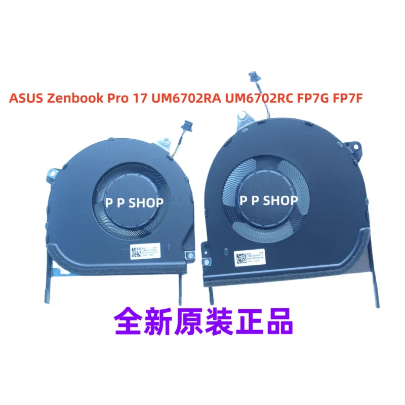Originale per ASUS Zenbook Pro 17 UM6702RA UM6702RC CPU GPU VENTOLA DI RAFFREDDAMENTO RL