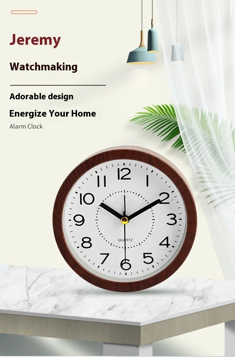 

Creative Minimalist Alarm Clock for Students And Children Super Loud Wake-Up Clock Tool Simple Design