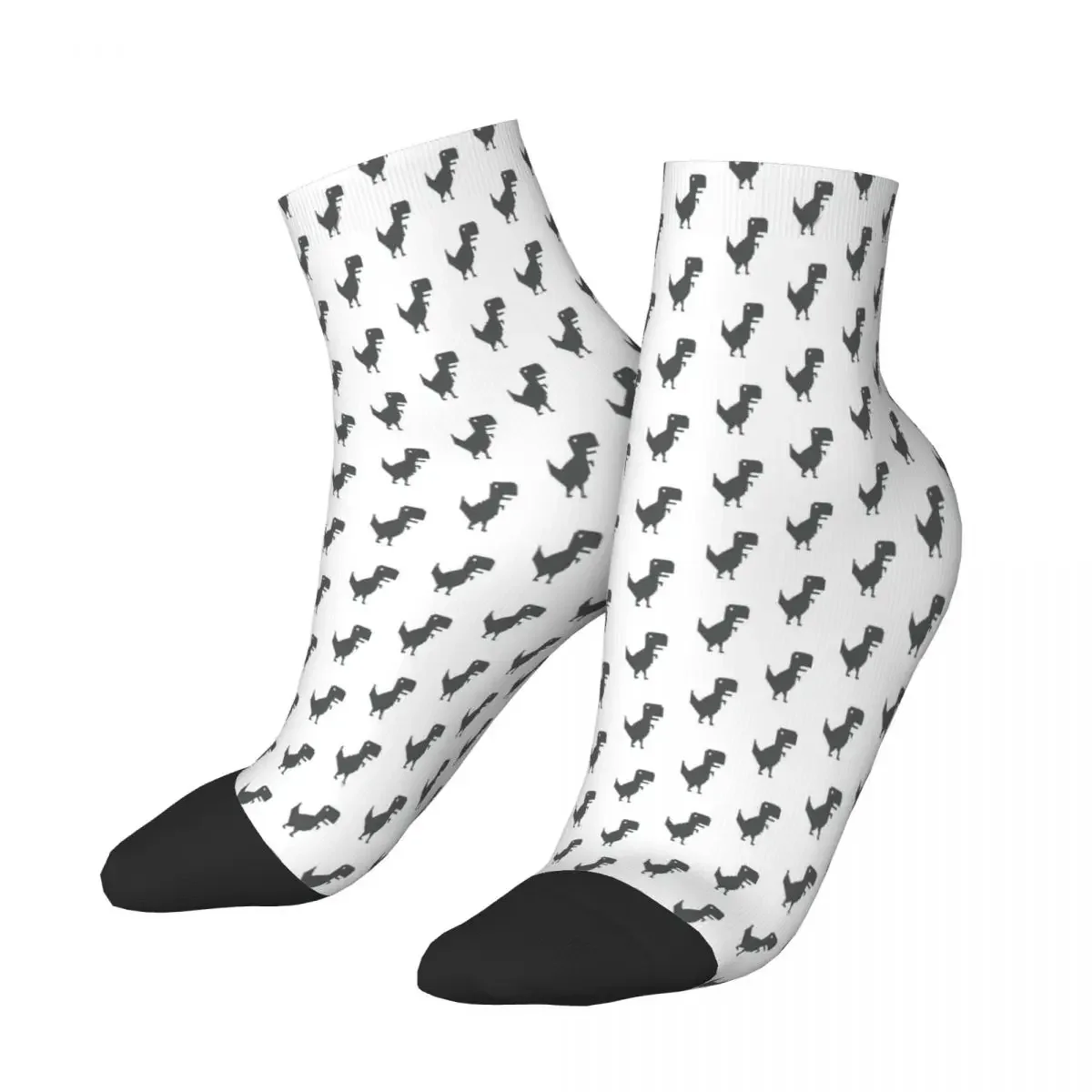 Chrome T-Rex Ankle Socks Male Mens Women Spring Stockings Harajuku