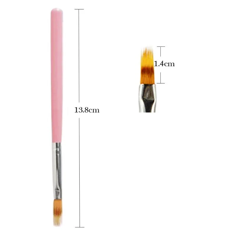 New Sweep Pen Shaped flower nail brush Gradient Smudge pen Lace plaid paint pen Nail salon nail tools