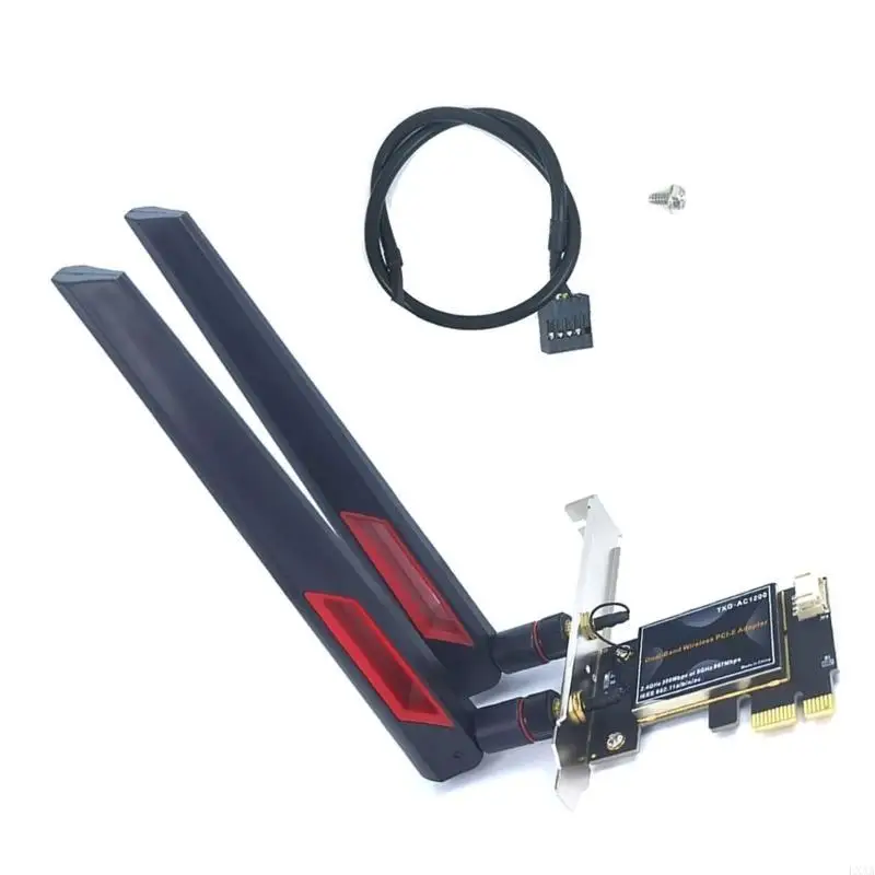 

Настольная WiFi-карта LXAA AC1200, 1200 Мбит/с, улучшенная производительность, сильный сигнал