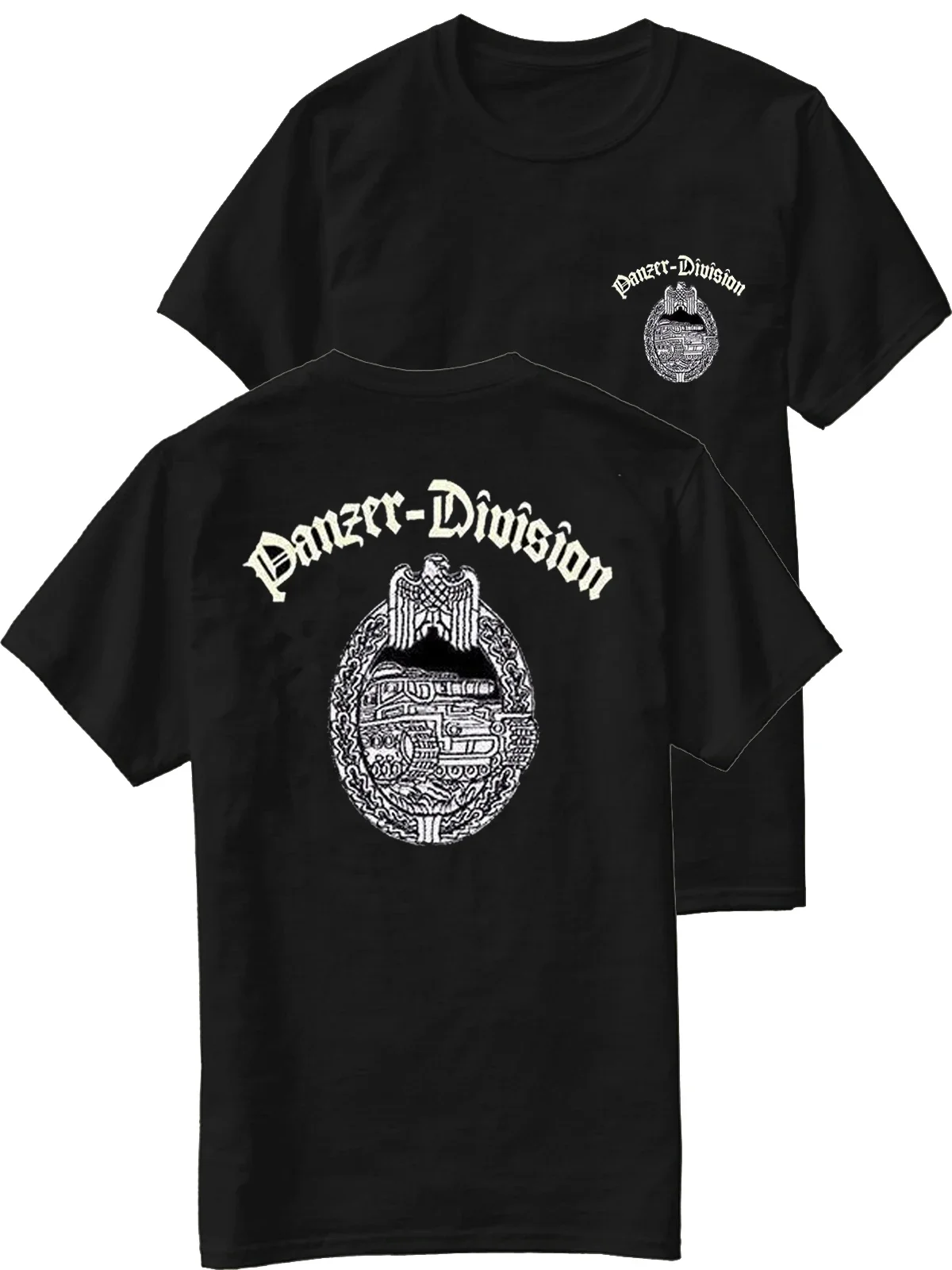 Wehrmacht Panzer Division T-Shirt New 100% Cotton Short Sleeve O-Neck T-shirt Casual Mens Top