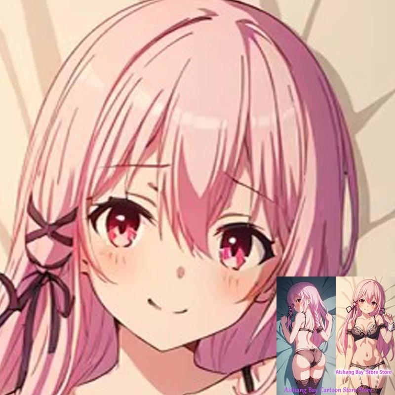 

Dakimakura Anime Pillow Cover Enga Kiss Double Print Life-size Body Decoration