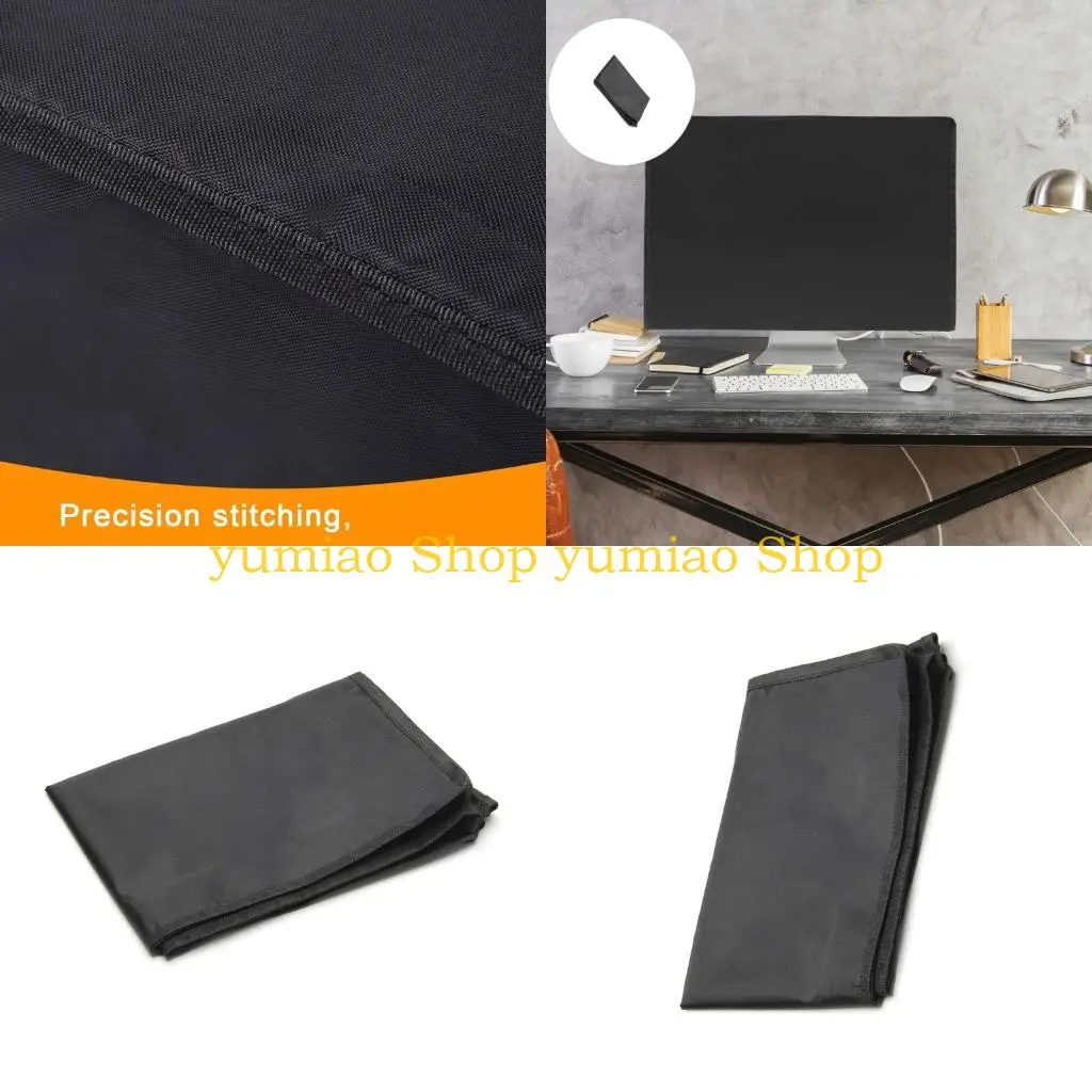 587B Oxford Fabric LCD Monitor Dust Cover 61x46cm Waterproof Protective Case For Computer Screen