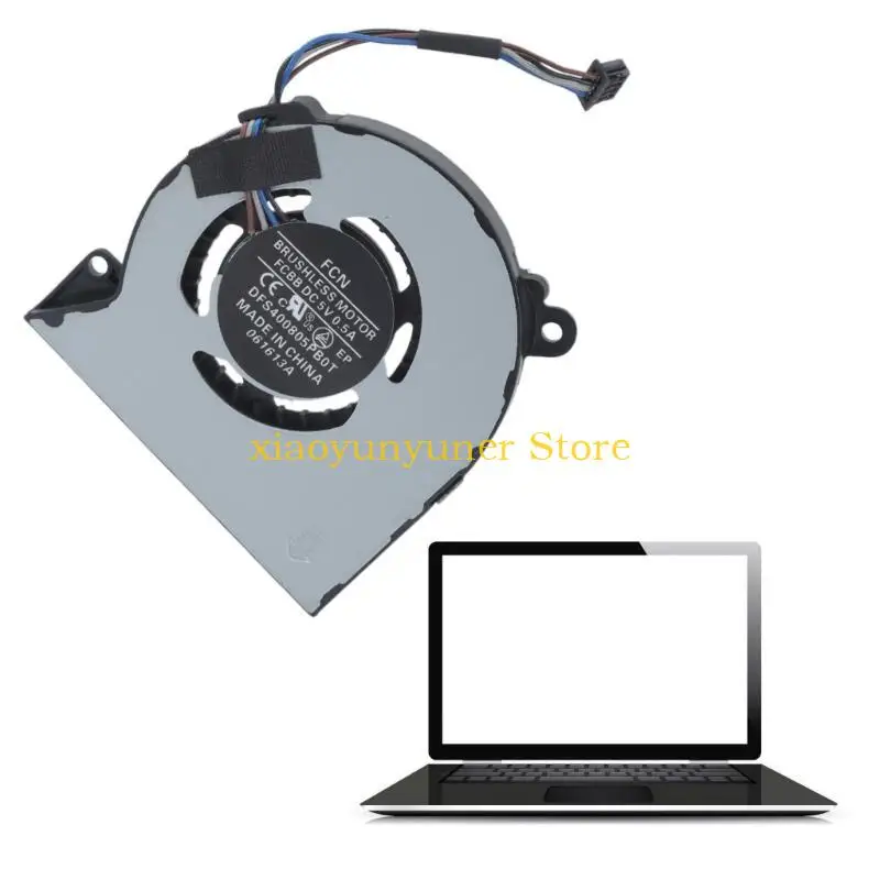 

P9JB 1Piece Replacement CPU Cooling Fan for HP Elitebook 720 820 G1 820 G2 Notebook Radiator DC5V 4pin 4wire Laptop Fan