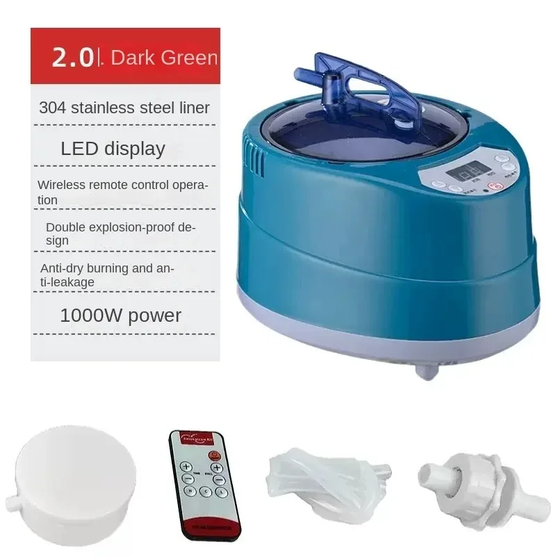 Generator Pary 220V/240V Wtyczka EU US 1000W Ulepszona Pojemność 2L Domowy Parownik do Sauny Parowy