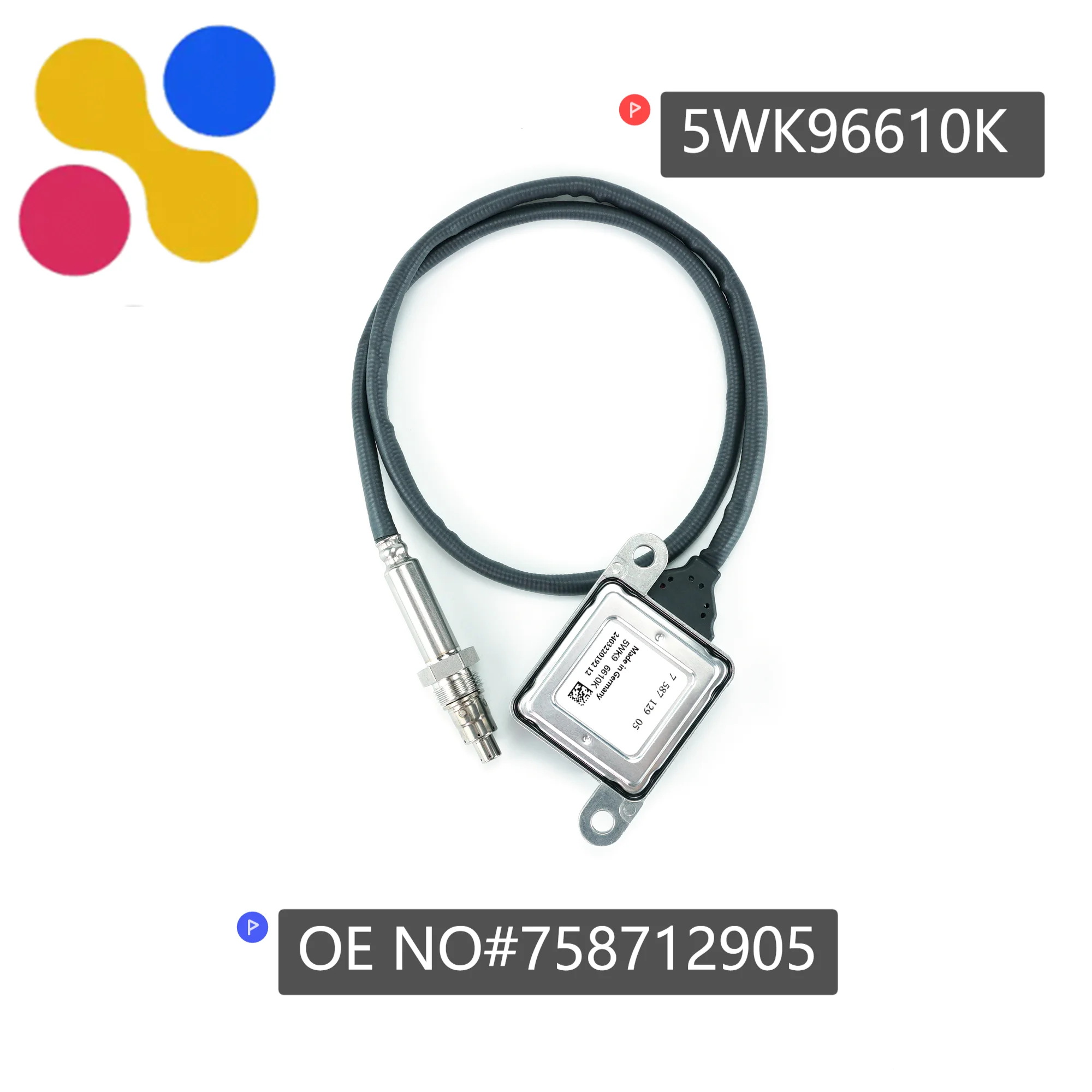 

758712905 5WK96610K New Nitrogen Oxygen Sensor High Performance NOx Sensor For BMW E90 E91 E60 E61 LCI Facelift E92 E93