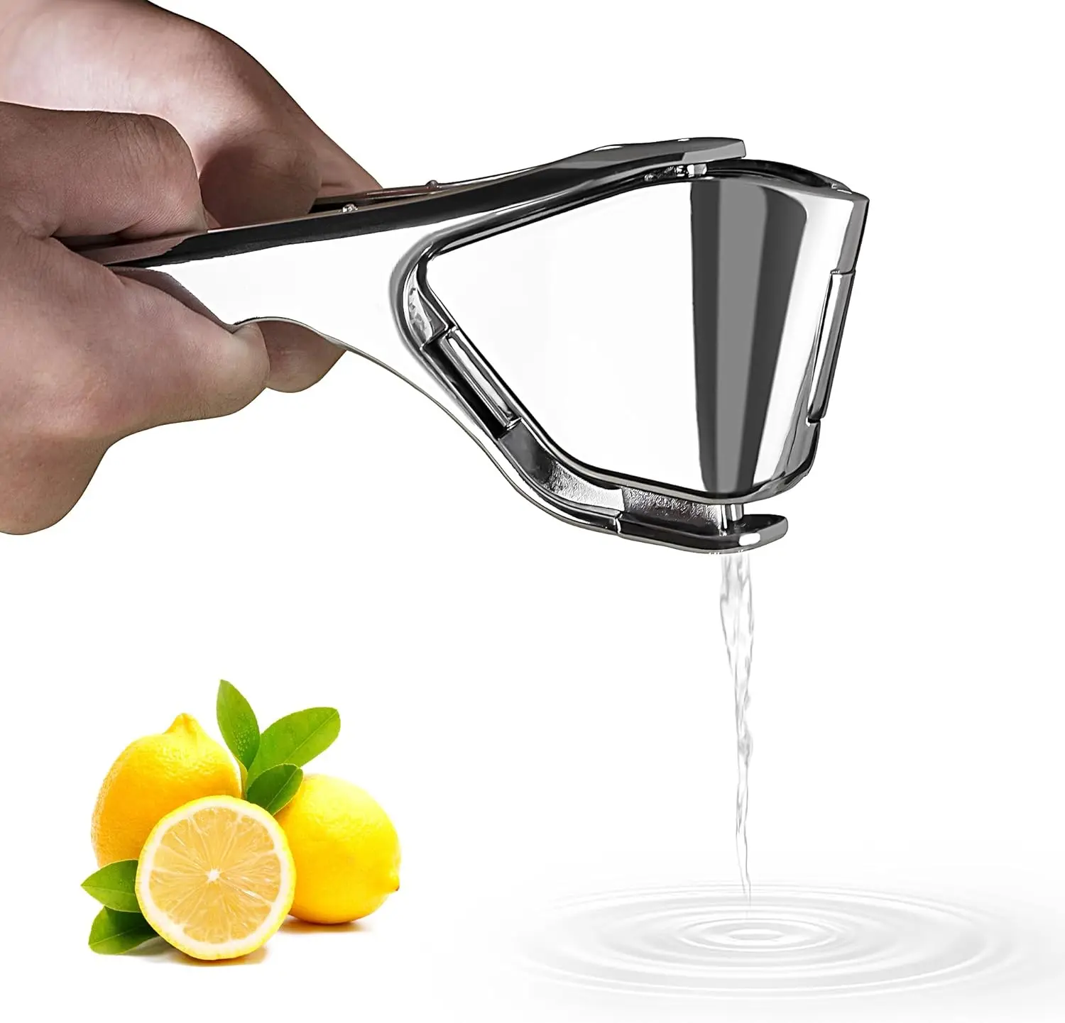 Lemon Squeezer, Stainless Steel Lemon Juicer, Handheld citrus Squeezer, Manual Juicer for Lemon Citrus Lime Orange