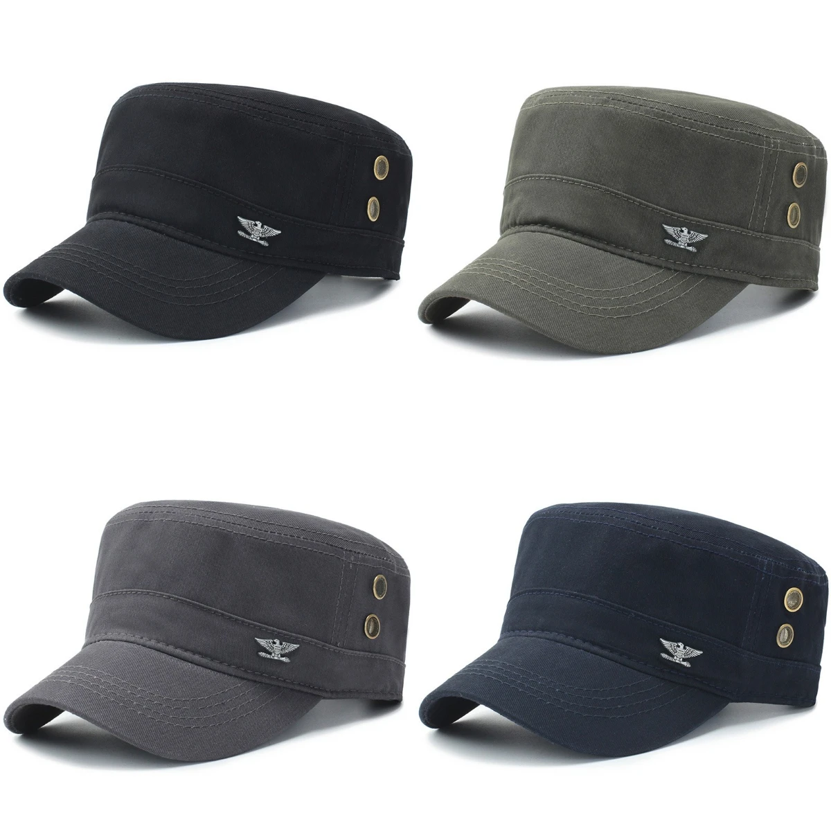 

Men's Military Tactical Baseball Cap Army Flat Top Cotton Hat for Outdoor Sports Hunting Camouflage Leisure Spring Autumn