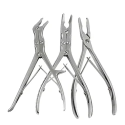 1pcs Stainless Steel Double Joint Rongeur Straight Bone Rongeur Orthopedic Surgical Instrument 24cm/20cm pet