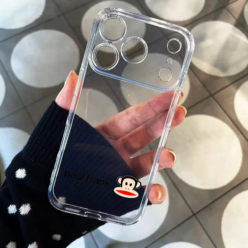CUTE R-pauls-frank-s Modische Transparente Stoßfeste Handyhülle für iPhone 17,16,15,14,13,12,11 Plus,Pro Max AS – Detail 3