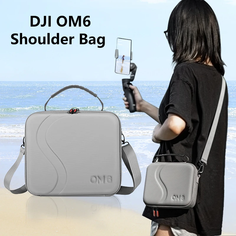 STARTRC Portable Storage Bag For DJI OM6 Carrying Case Travel Shoulder Bag Hangbag For Osmo Mobile 6 Handheld Gimbal Accessories