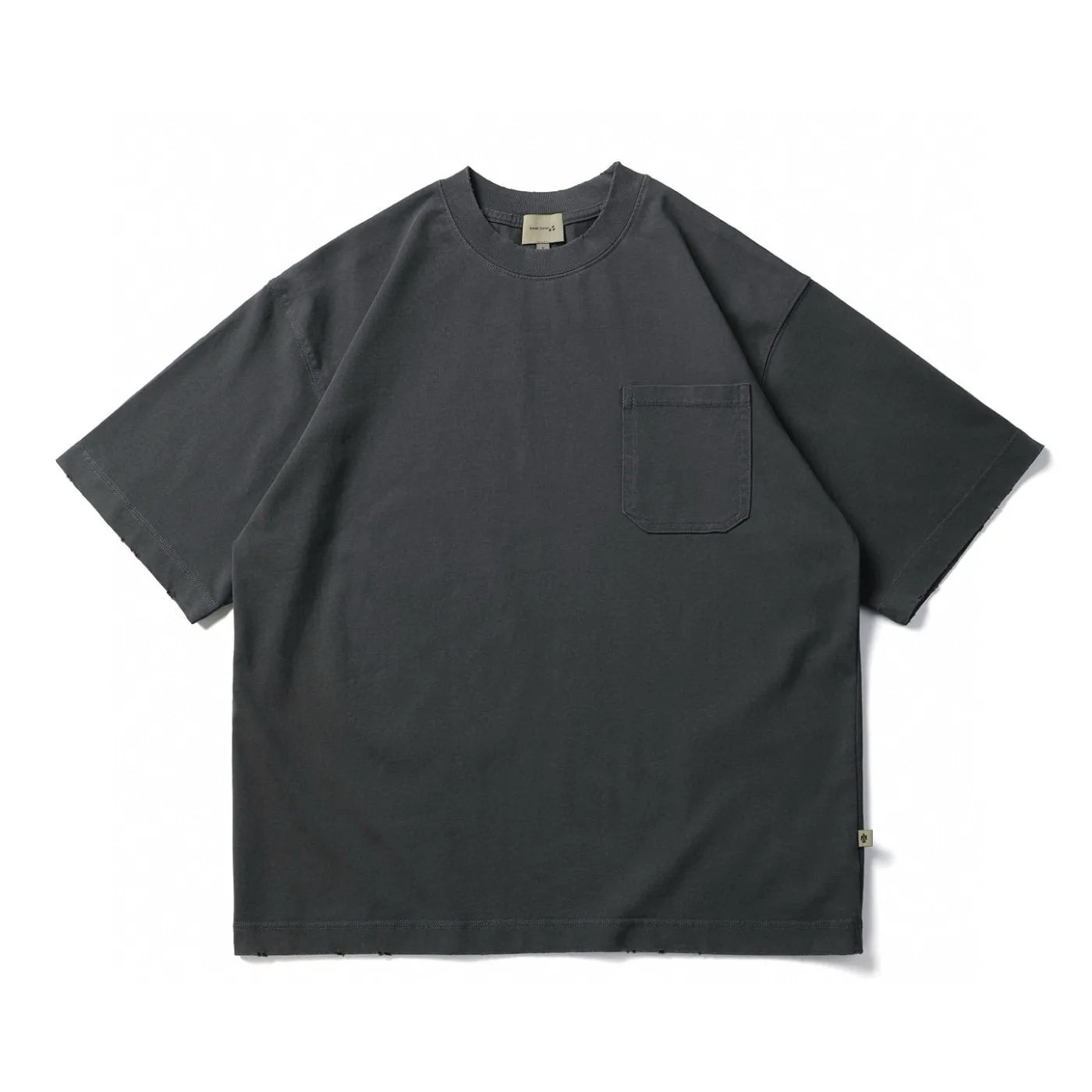 Pure Cotton Short Sleeved Pocket T-shirt for Men's Fashion Summer Loose Japanese Style American Style Half Sleeved Tee
