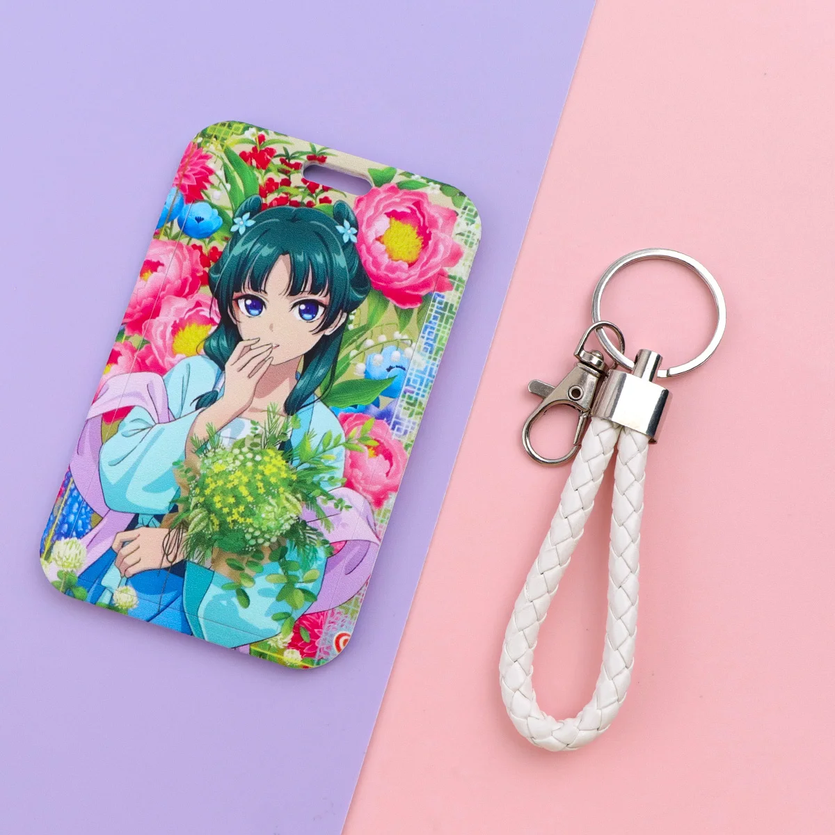 Japanische Anime Maomao Umhängeband Lanyards Schlüsselanhänger Ausweishalter Ausweis Pass Hängeseil Lariat Lanyard für Schlüsselanhänger Zubehör – Detail 5