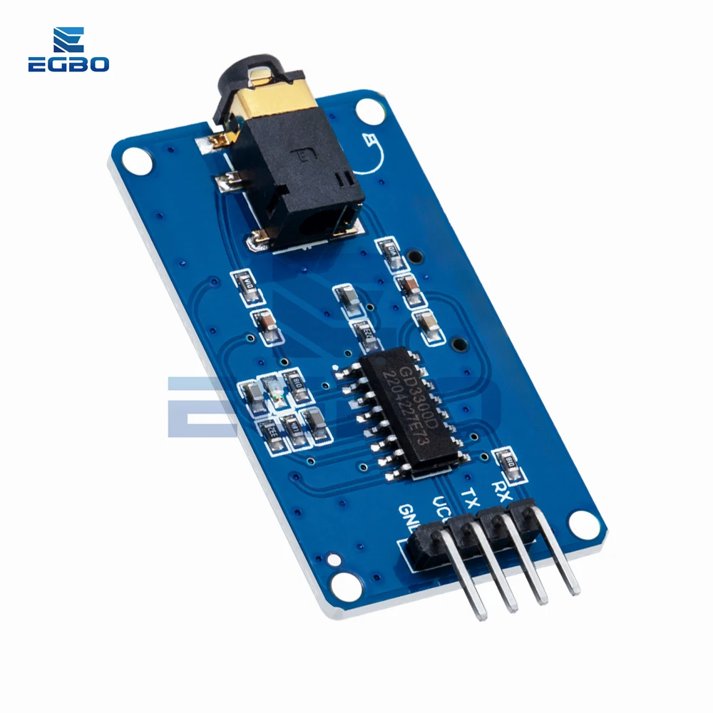 1 ~ 10 قطعة EGBO YX6300 YX5300 UART وحدة التحكم التسلسلية MP3 مشغل موسيقى وحدة لاردوينو/AVR/ARM/PIC CF