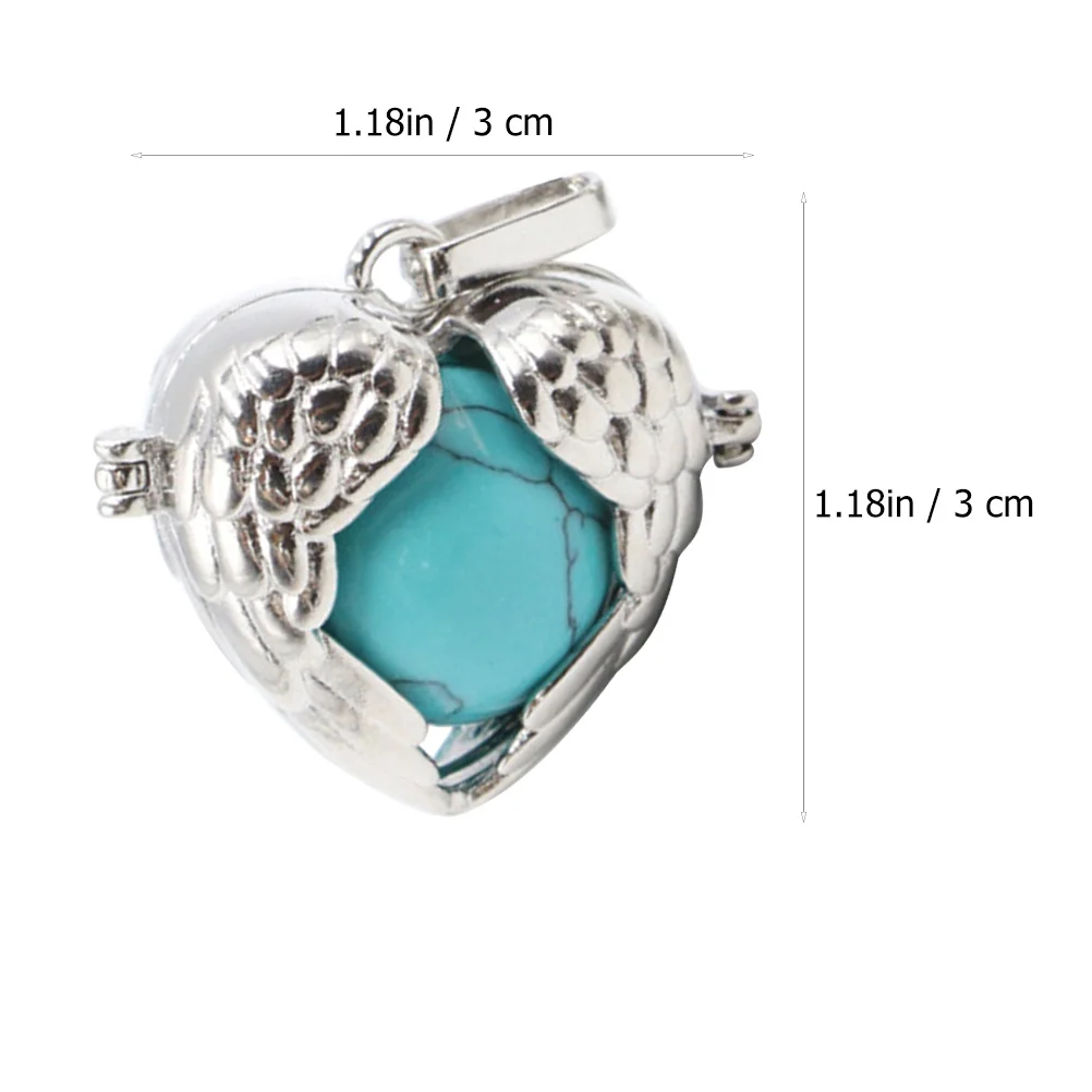 Creative Heart-Shaped Pendant DIY Jewelry Accessory Premium Material Durable Practical Small Size Lightweight Comfortable Wear