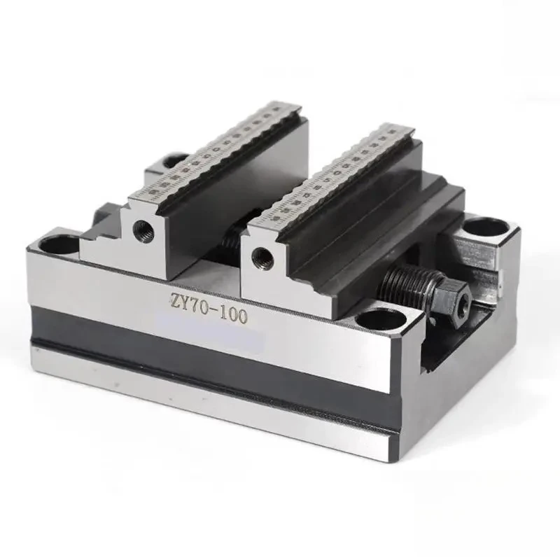 

High-precision four-turn table fixture self-centering CNC vise CNC machining center concentric flat-nose pliers 0.03MM
