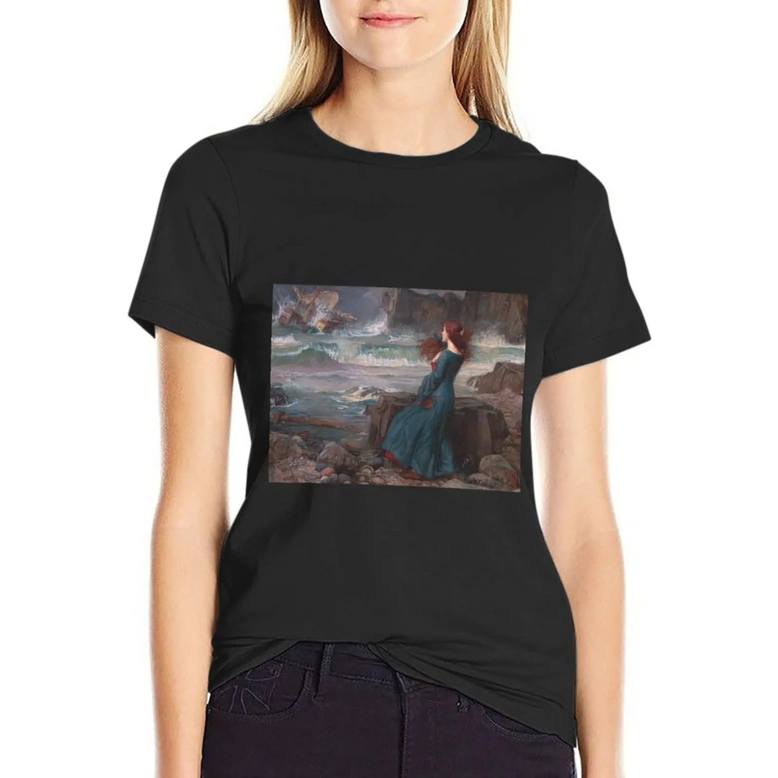 Miranda- the tempest T-Shirt kawaii clothes blacks heavyweights tees tshirts for Women