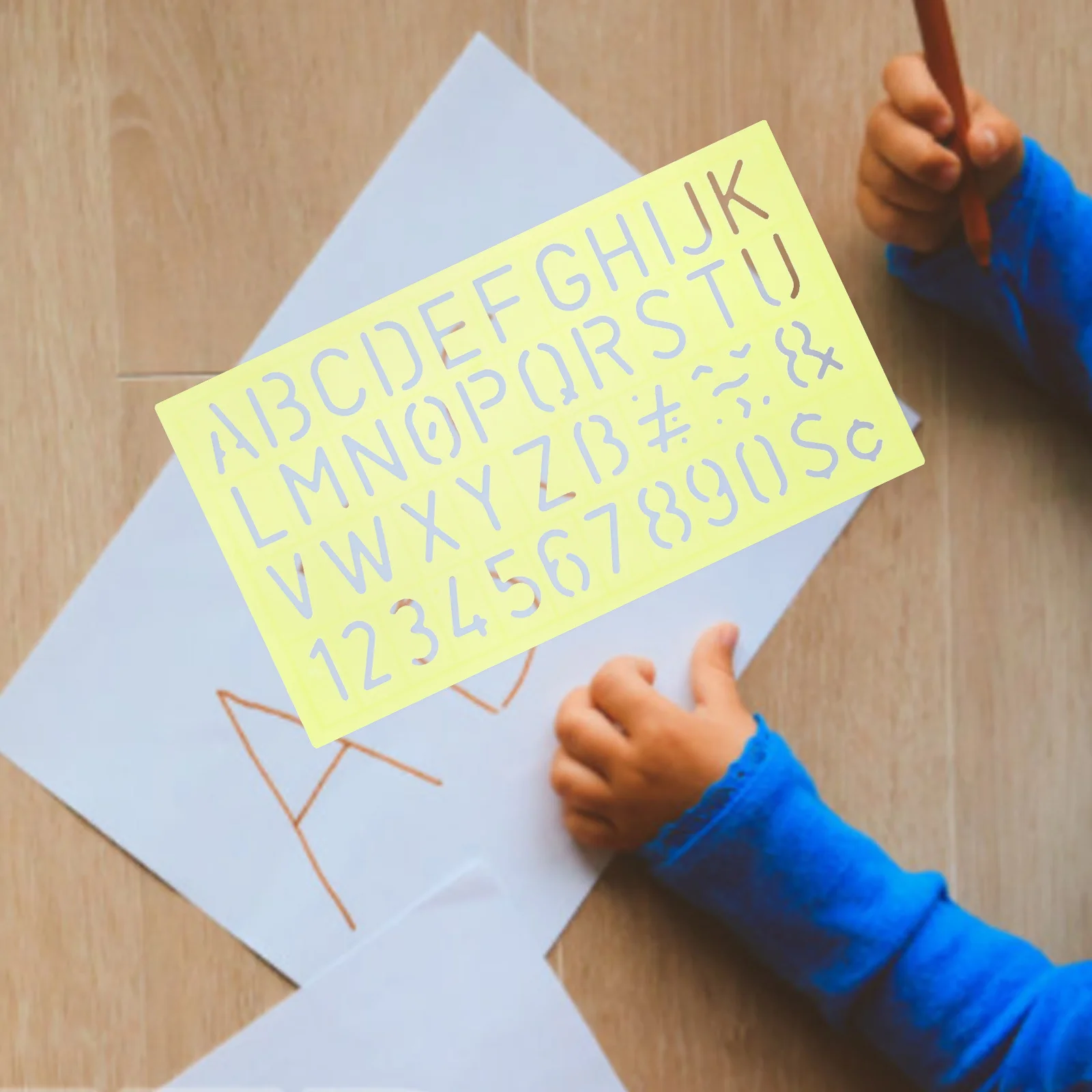 

4Pcs Double Sided Alphabet Tracing Board Early Education Playthings Develop Reading Writing Skills Practical Gift