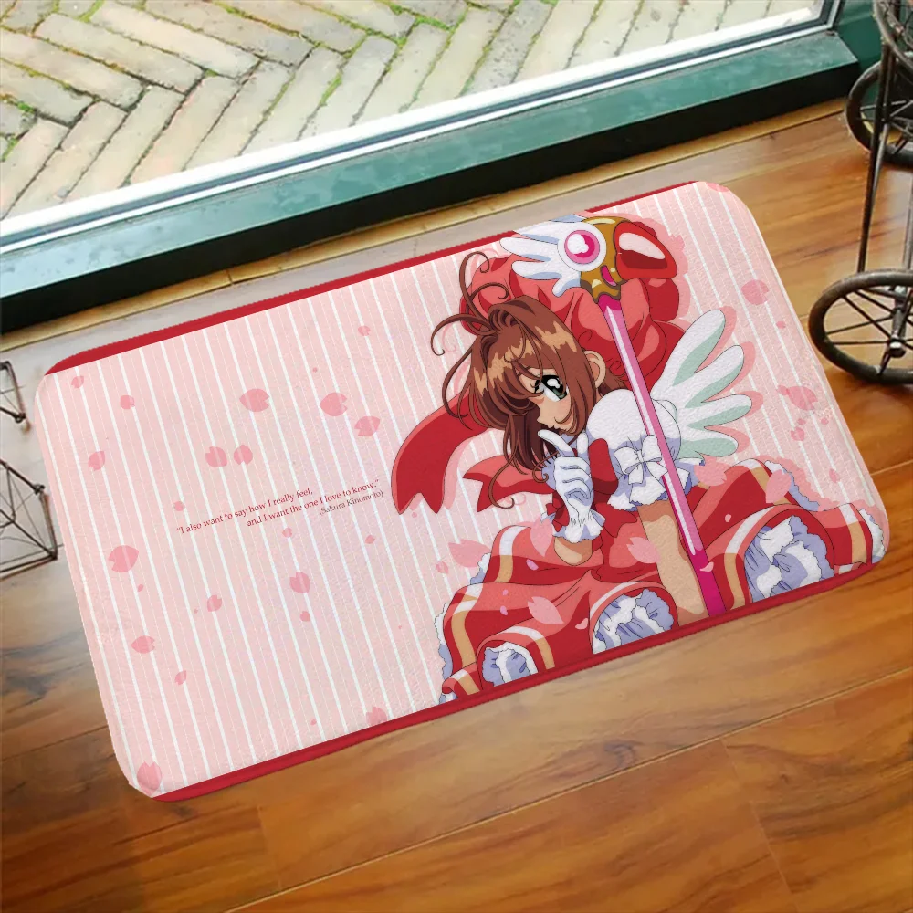 

Card-Captor Sakura Room Rugs Carpet for Kitchen Mat Floor Mat Doormat Entrance to Home Accsessories Cute Rug Bath Mats Carpets