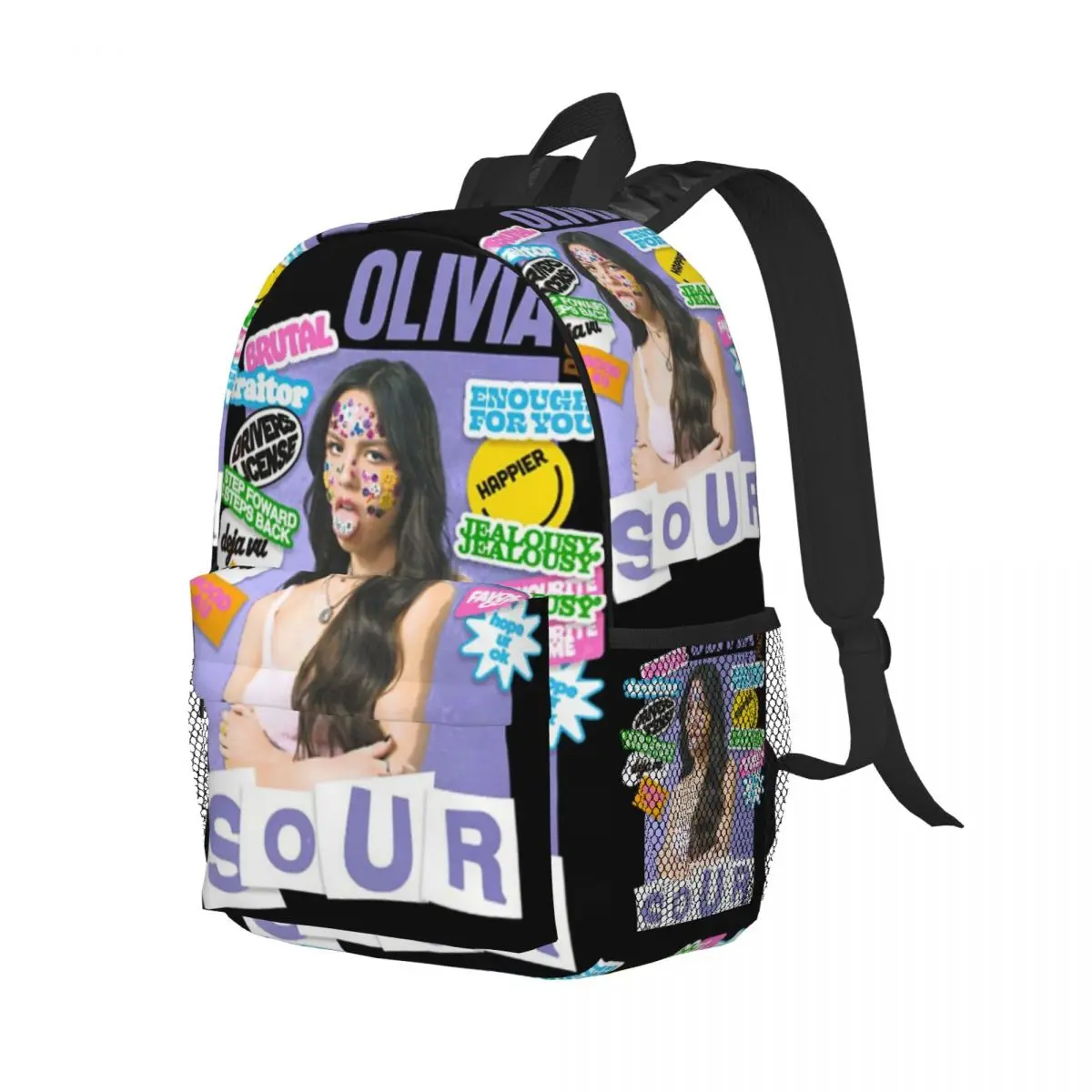 Olivia Vampire Rodrigos Sour_YT92H8 New Fashion High Capacity Waterproof College Backpack Trendy Laptop Travel Book Bag 15inch