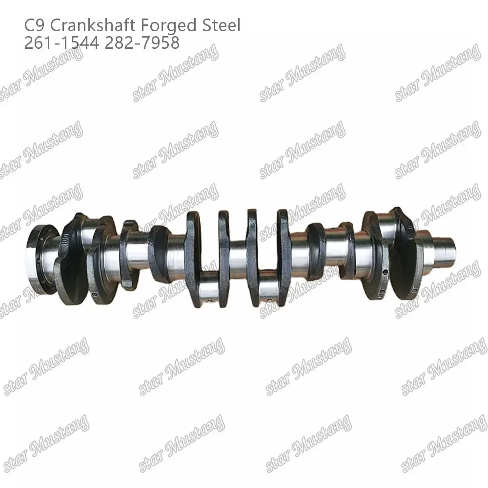 Crankshaft C9 Forged Steel 261-1544 282-7958 Suitable For Caterpillar Engine