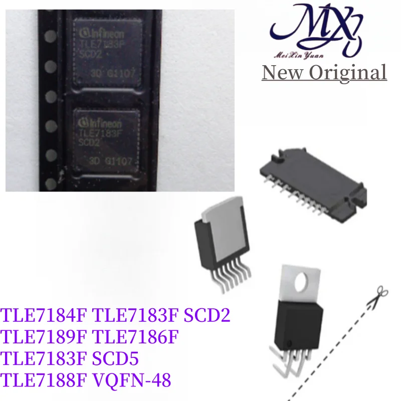 MXY 1Piece TLE7184F TLE7183F SCD2 TLE7189F TLE7186F TLE7183F SCD5 TLE7188F VQFN-48 IC Chip In Stock Wholesale