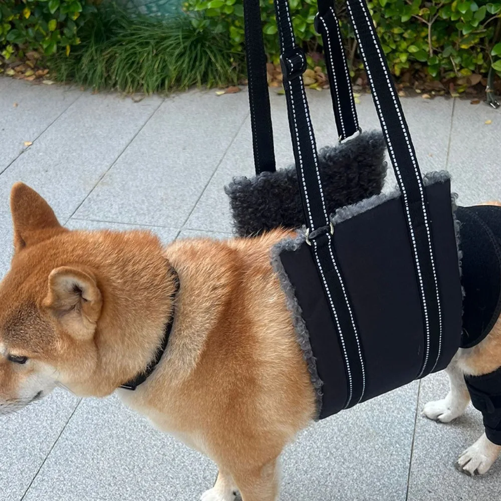 Adjustable Straps Dog Lift Harness Multiple Sizes Solid Buckles Dog Mobility Harness Padded Lining Breathable Mesh