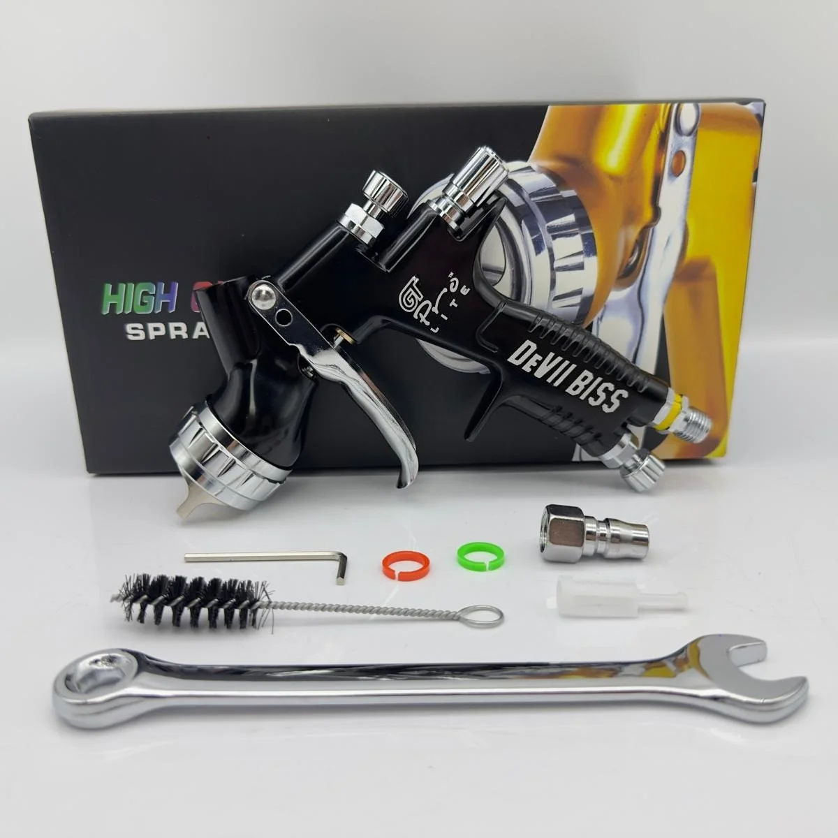 gtl-pro-lite-spray-gun-painting-gun-13mm-nozzle-black-with-mixing-cup-water-based-air-spray-gun-airbrush-for-devllblss