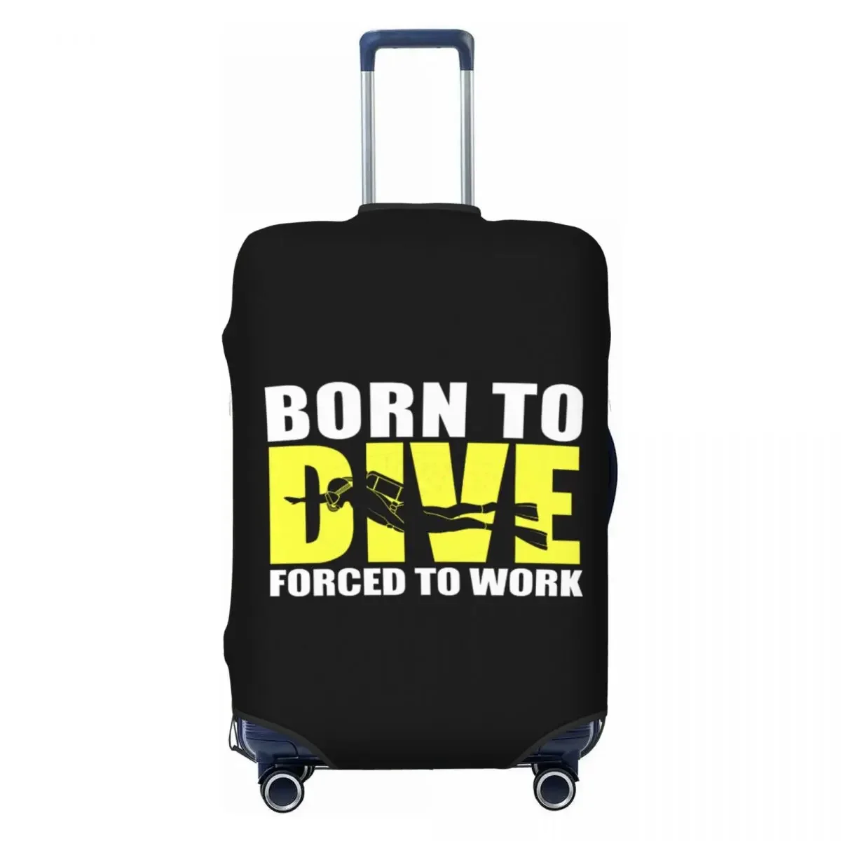 

Чехол для багажа на заказ, эластичный чехол для дайвера, подводного плавания, дорожный чемодан, защитные чехлы, подходит для 18-32 дюймов