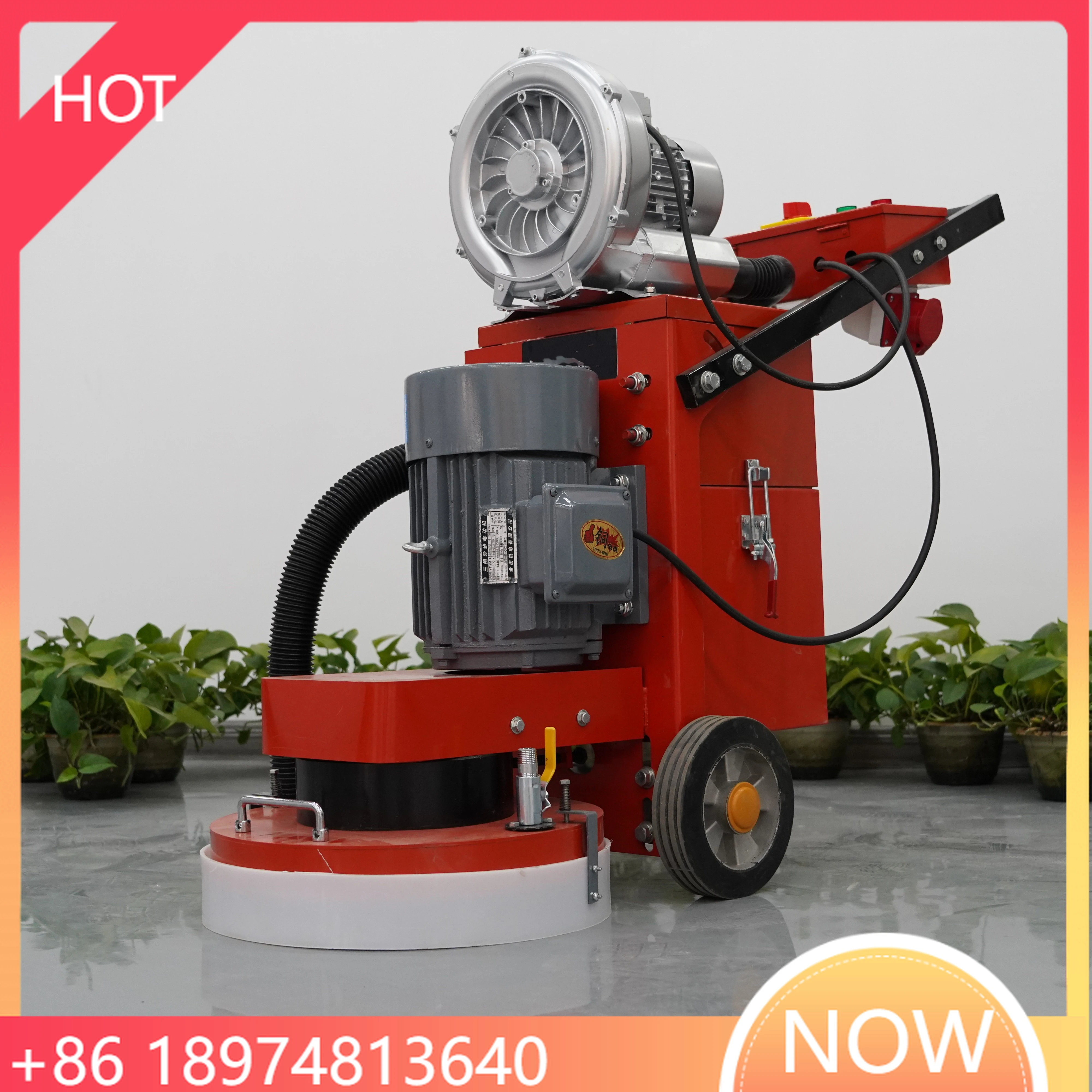 

350mm 400mm Planetary Concrete Edge Floor Grinder Concrete Floor Grinding Polishing Machine 220v /380v With Vacuum P
